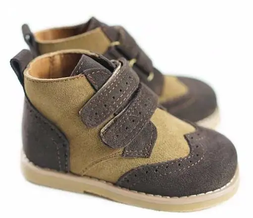 

2019 Spring new High quality Genuine Leather Children boot Casual boys shoes Non-slip fashion kids shoes hot sale