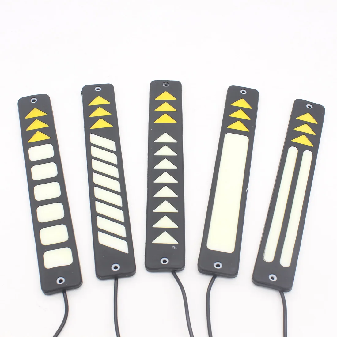 

Dongzhen Car Head Light COB LED DRL Daytime Running Lights White with Yellow Turn Signal Driving Lamp Bar Waterproof Fog Lights