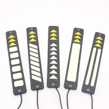 Dongzhen Car Head Light COB LED DRL Daytime Running Lights White with Yellow Turn Signal Driving Lamp Bar Waterproof Fog Lights Dongzhen Car Head Light COB LED DRL Daytime Running Lights White with Yellow Turn Signal Driving Lamp Bar Waterproof Fog Lights