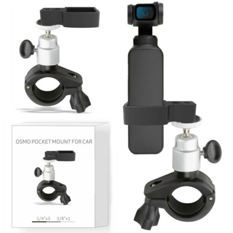 

Mountain Bike Bicycle Extended Bracket Photography Stand For DJI OSMO Pocket Camera Mount Clamp