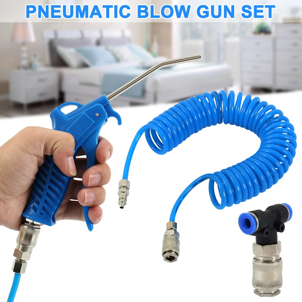 

Convenient Air Duster Spray Tool Hose Truck Dust Blower Clean Nozzle Blow Tool Kit for Car Paint Spray FP8 MA18