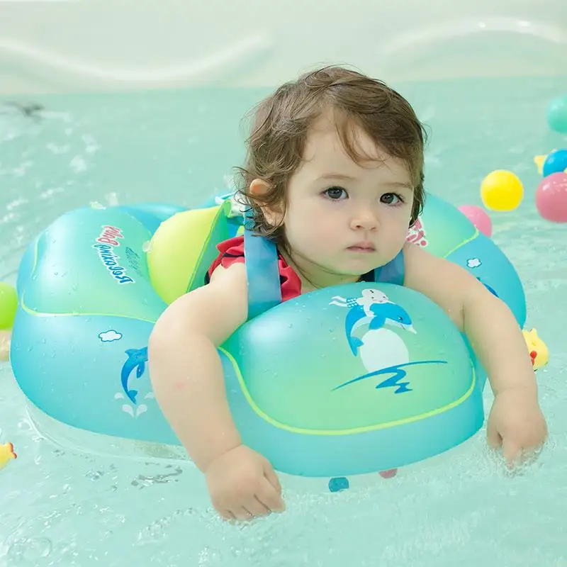 Baby Float Accessories Inflatable PVC Infant Swimming Pool Ring Cartoon