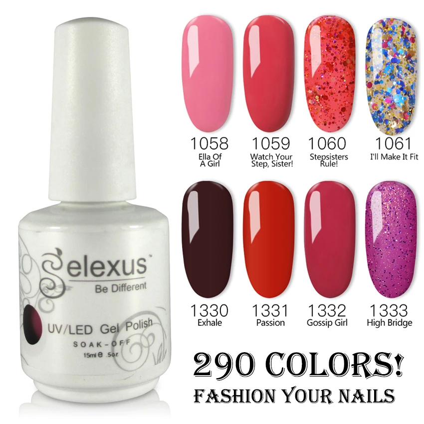 15ml Big Bottle Nail Gel Gelexus UV/LED Nail Gel Polish Soak Off Good