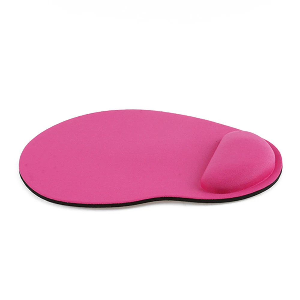 8 цветов комфортная поддержка запястья коврик для мыши оптический трекбол ПК утолщенный коврик для мыши для Dota2 CS Настольный коврик - Цвет: Розовый
