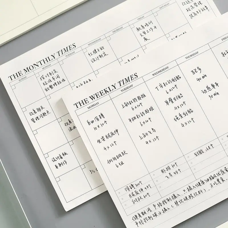 

Simple Business Daily Planners Notebooks Can Tear Notepad Office Schedule With Medium-sized Memorandum Material Escolar