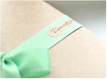 2000 unids/lote 'especialmente para usted largo sello de etiqueta adhesiva para embalaje de regalo, etiqueta engomada de la forma de piruleta Kraft