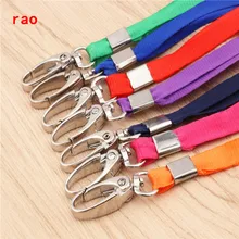 Красивое разнообразие цветов лента ремешок бейдж держатель аксессуары Высокое качество офисный ремень со значком веревка