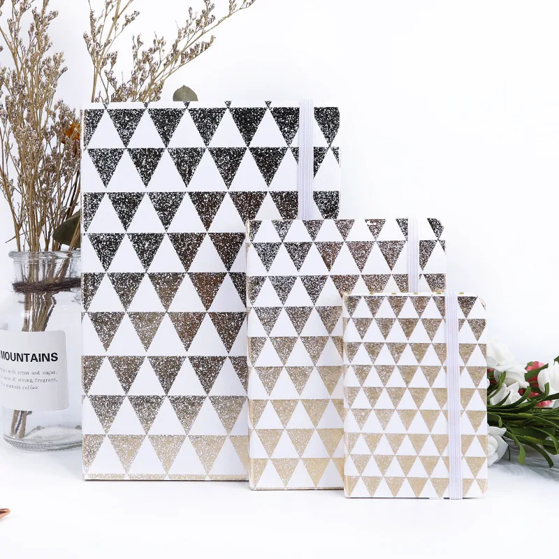 

2019 Gold Magic Glitter Notebook Planner Agendas Libretas Writing Book Graph Planner Bullet Journal Stationery Office Supplies