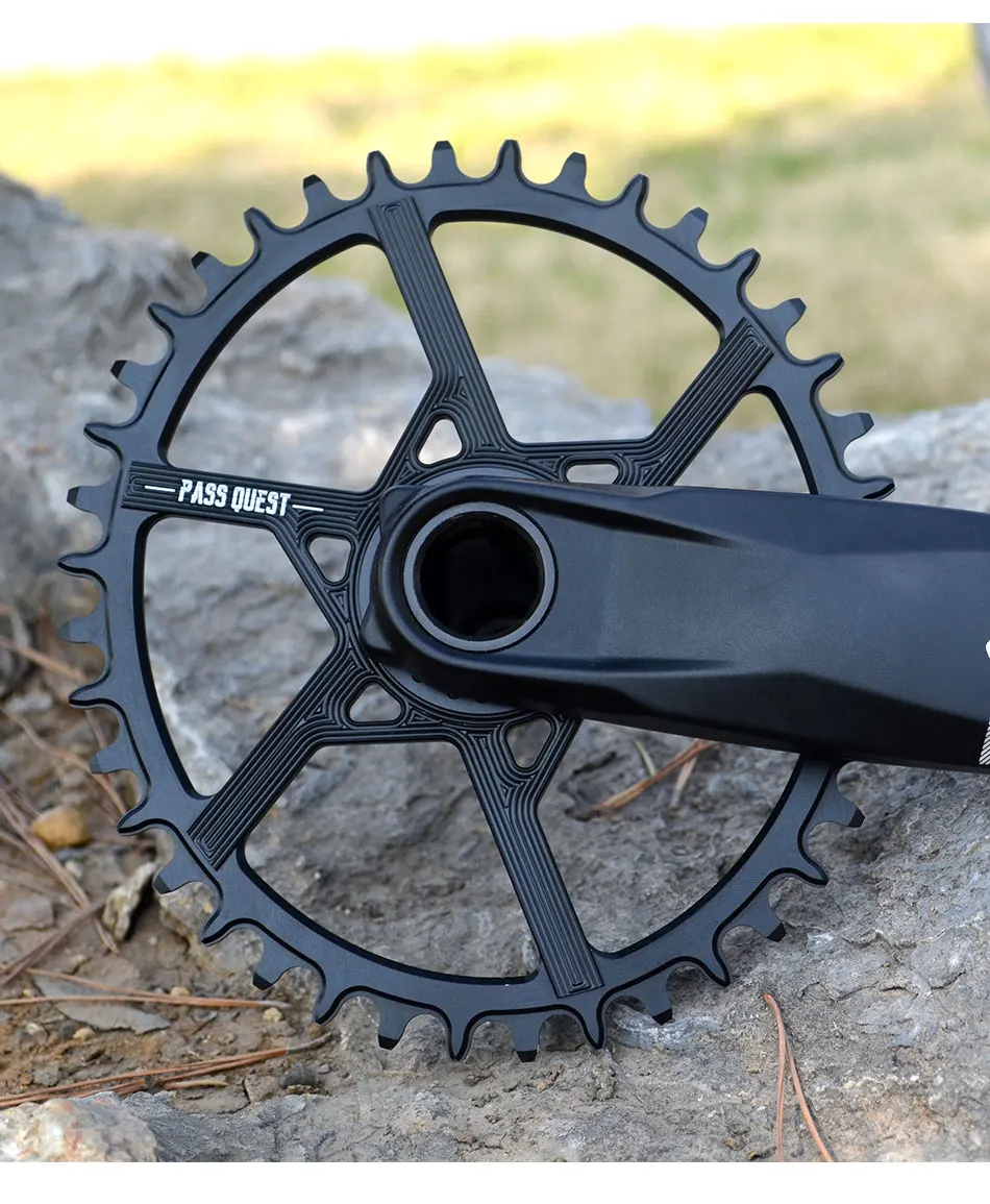 PASS QUEST GXP круглый Овальный 0 мм смещение 32 T-42 T Chainring MTB узкий широкий велосипед велосипедная Звездочка для Sram XX1 GX eagle X9 crankset