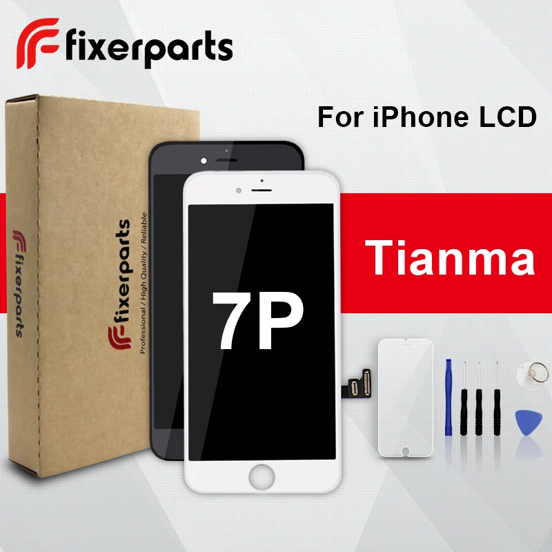

1pcs Tianma LCD For iphone 7P Display Touch Screen Digitizer Replacement Full Assembly for iPhone 7p lcd With Free Gift