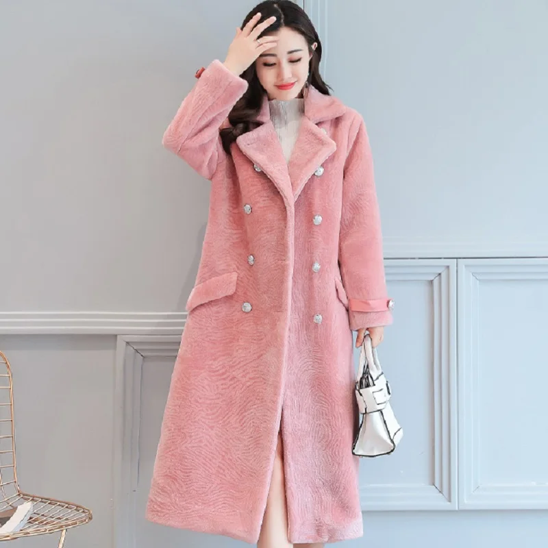 

winter women's jacket High imitation fur overcoats women's outerwear maternity winter clothing pregnancy jacket warm clothing