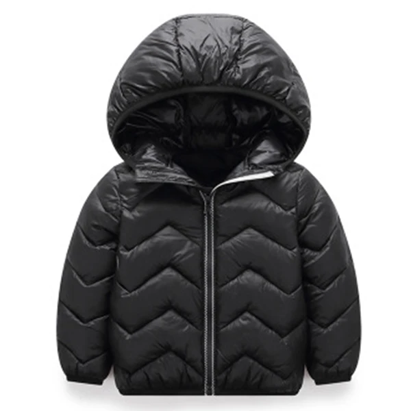Детские куртки г., Осенние стильные куртки для девочек, пальто для мальчиков теплая верхняя одежда для школьников, пальто Одежда для детей 1, 2, 3, 4, 5, 6 лет - Цвет: black