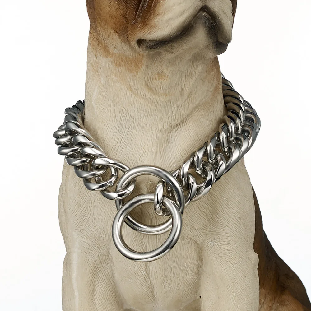 1619mm Heavy Choker For Breeds Bulldog Heavy Duty Stainless Steel