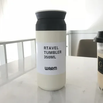 

Bottle Thermos 350ml Mini Literary Mug Cup Travel Mug Stainless Steel for Food with Containers Capacity Vacuum Flask 3DBWL13
