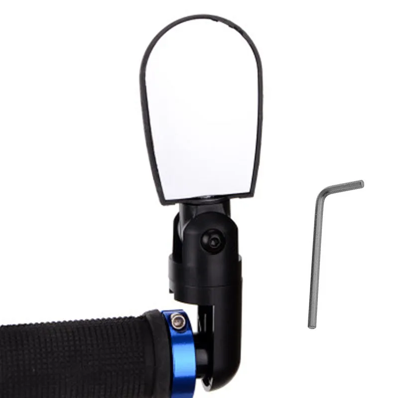 

Bicycle Bike Rearview Mirror 360 Rotate Cycling Road Mountain BikeWide Angle Rear View Glass Handlebar Mirrors