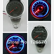 Универсальный светодиодный одометр для мотоцикла с подсветкой+ EFI Тахометр Спидометр Тахометр 180 км/ч 13000 об/мин 12 В простая установка