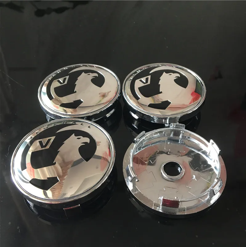 Of Vauxhall 60mm Alloy Wheel Centre Caps Hub Cover 56.5mm Stickers Car