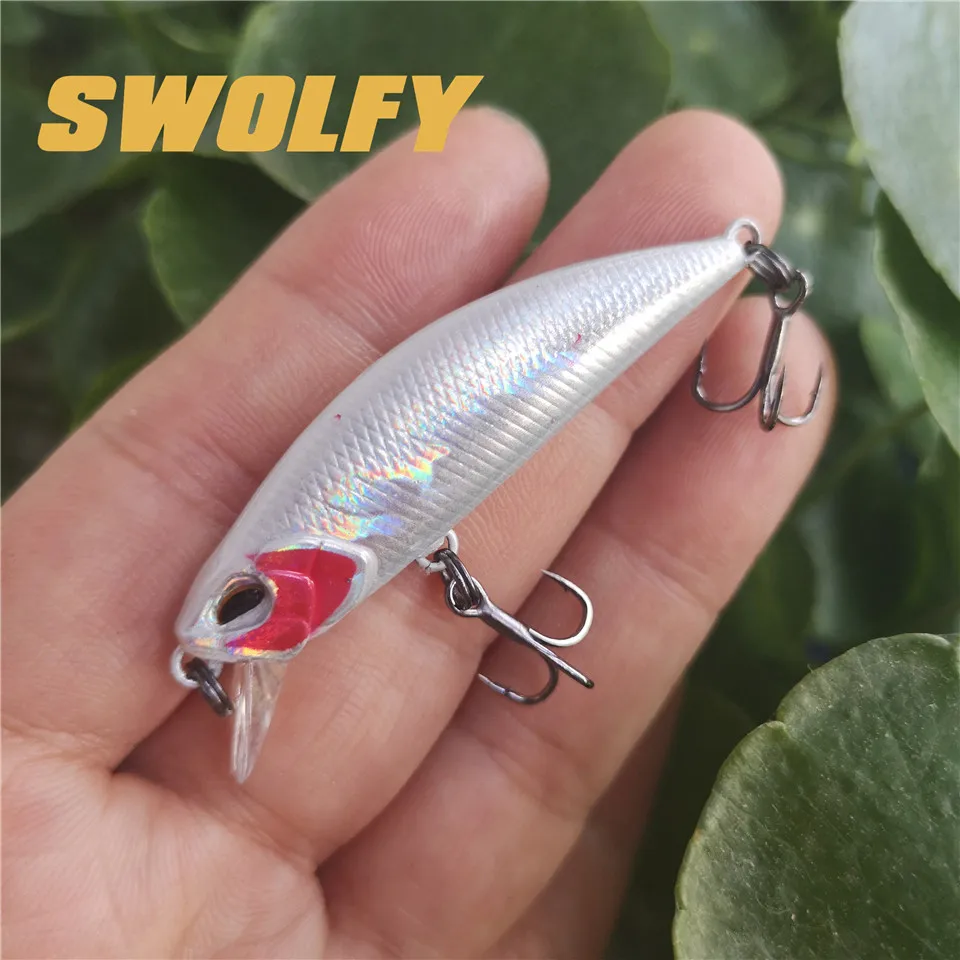 Swolfy 1 قطعة الصيد السحر 5 سنتيمتر 5.5g مجموعة سمك البلمة Crankbait إيسكا Artficial الصلب الطعم الصيد Wobblers باس وهمية الأسماك غرق