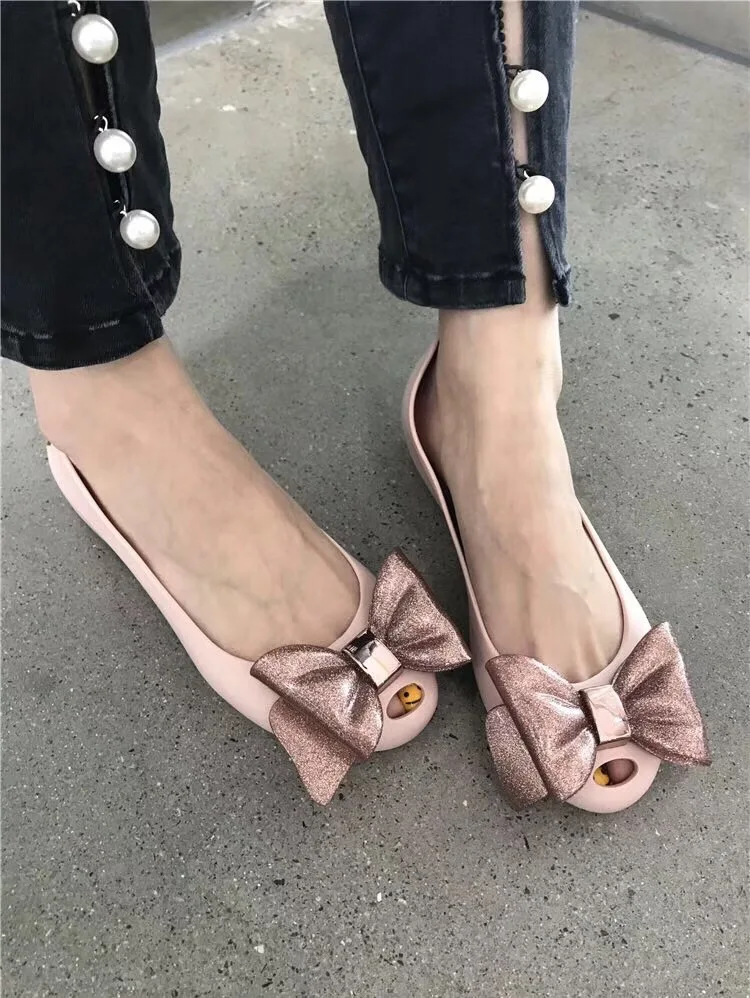 Melissa Style Women Sandals Bowtie Summer Ladies Sandals Melissa Female Shoes Non-slip Women Melissa Jelly Sandals Breathable Melissa Style Women Sandals Bowtie Summer Ladies Sandals Melissa Female Shoes Non-slip Women Melissa Jelly Sandals Breathable