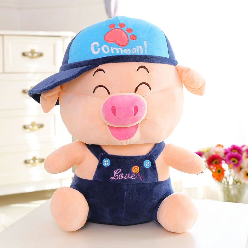 blue pig stuffed animal
