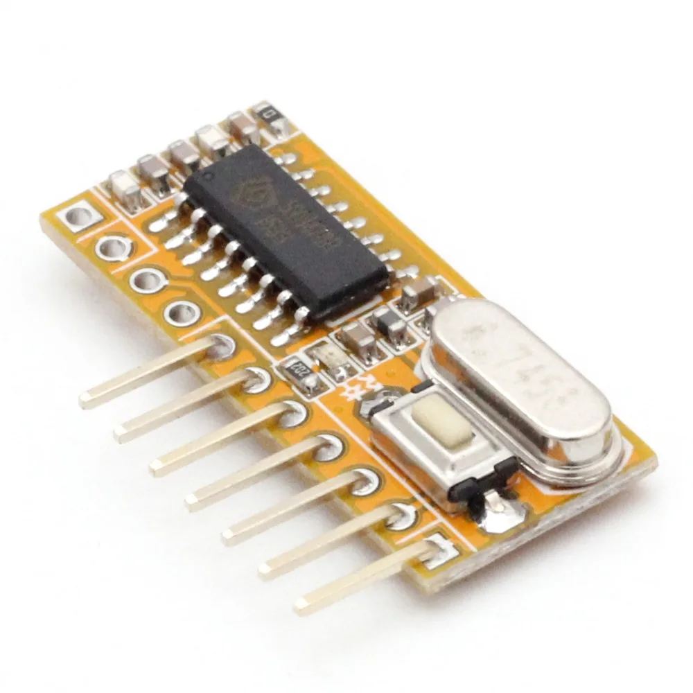 Супергетеродинный беспроводной приемник RXC6 433 МГц PT2262 постоянный код для Arduino/AVR
