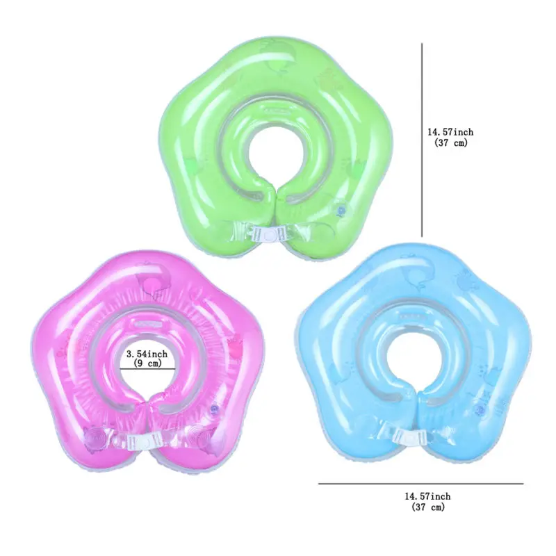 100X детский плавательный ming кольцо детский надувной безопасный бассейн детский воздушный надувной круг для плавания детский плавательный круг 3 цвета