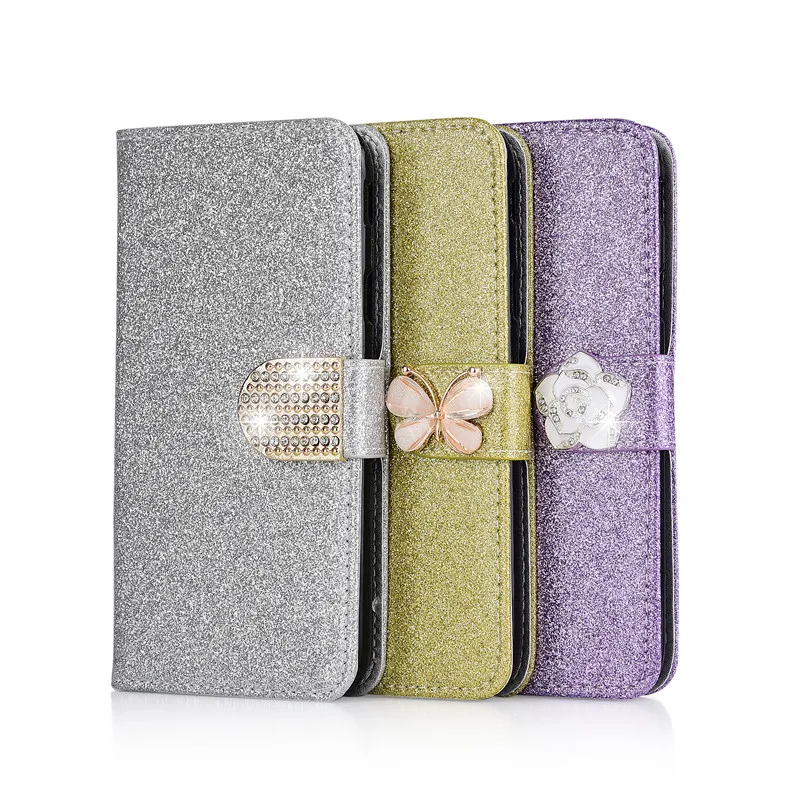 

ZOKTEEC For Redmi Note 7 Case 7 Pro CaseCover Luxury PU Leather Case On For Xiaomi Redmi Note 7 Pro Bling Diamond phone bag