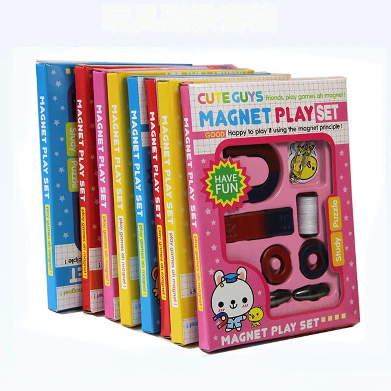 Горячая 2 набора Обучающие магниты игровой набор игрушка магнитиков посылка Цвет Случайная