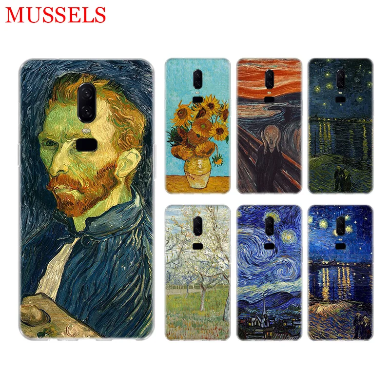 Van Gogh oil painting Phone Back Case for font b OnePlus b font font b 7