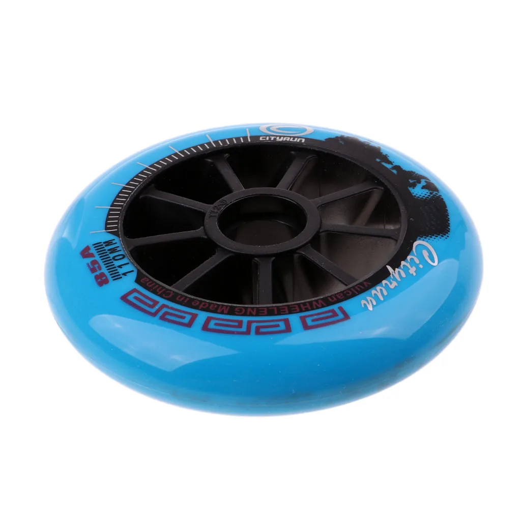 Speed Skating Wheels Outdoor Indoor Inline Skate Wheels Tool 110mm Blue Cycling Scooter Parts Replacment Accessories