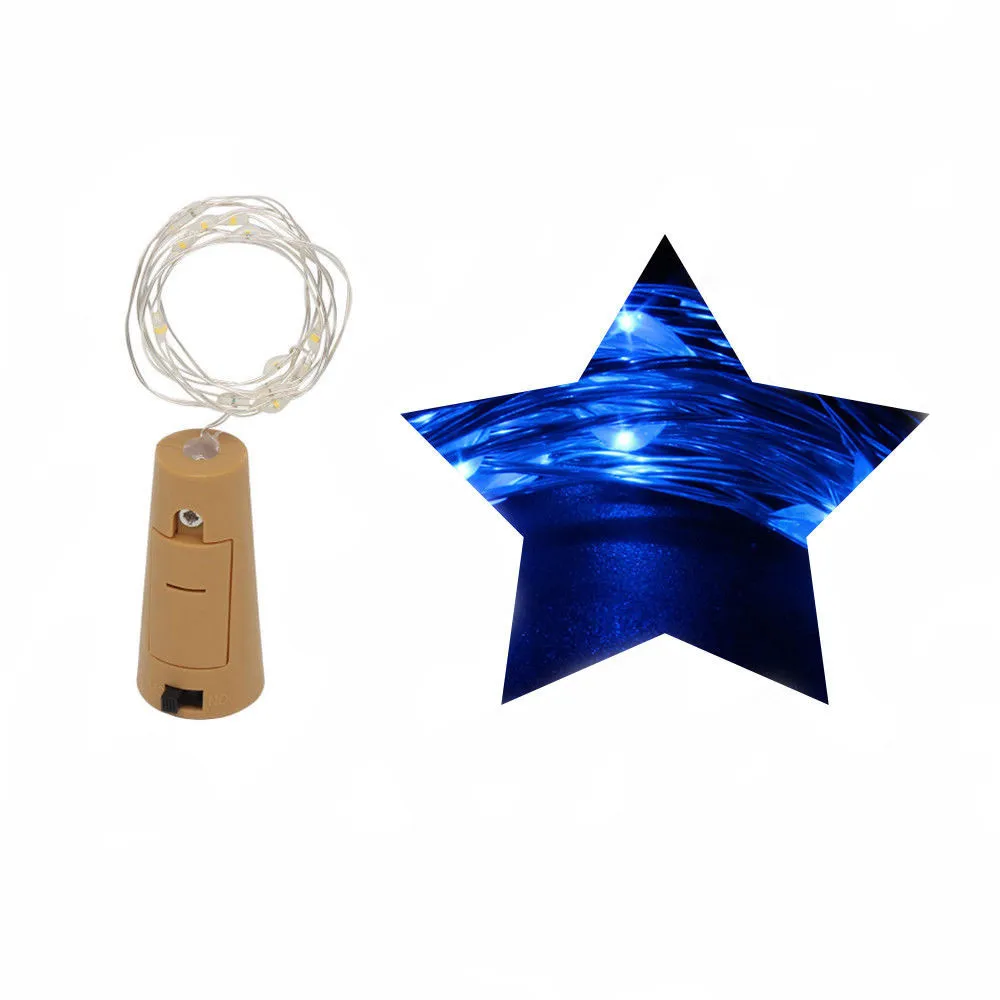

1M 10 LED Bottle Lights Cork Shape For Wine Bottle String Party Romantic 10.17