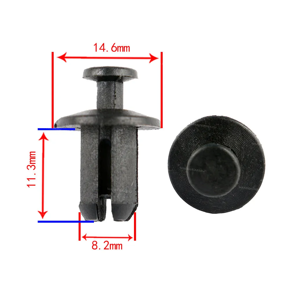 For BMW E30 E31 E32 E34 E36 E39 E46 E53 Fan Shroud Housing Rivet Set of 6