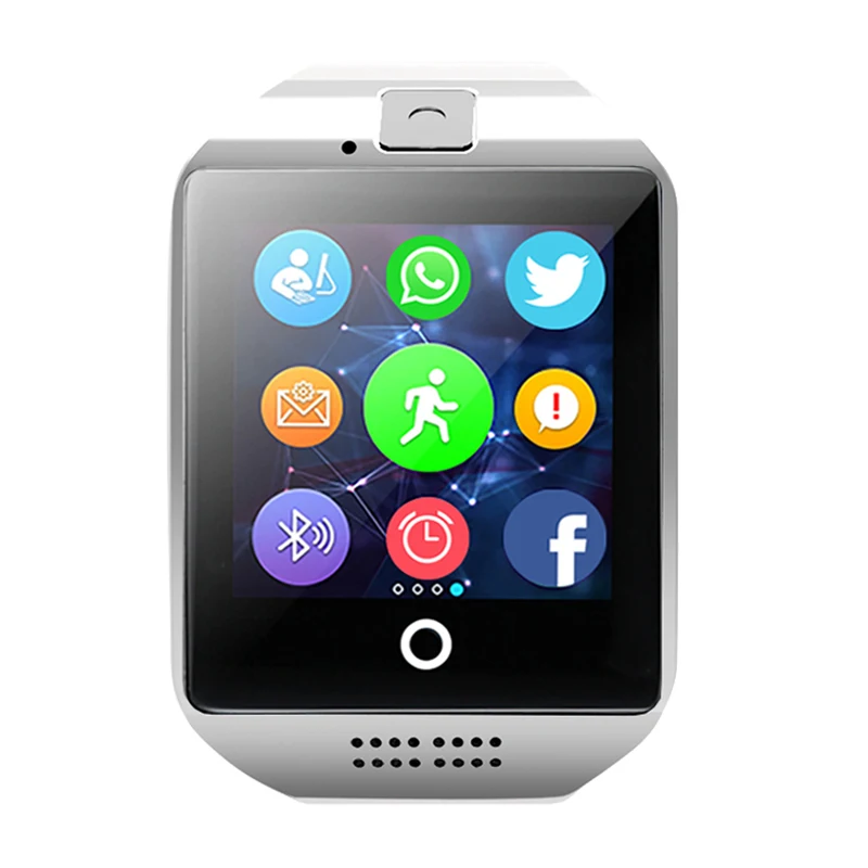 ITORMIS Bluetooth Smart Watch Smartwatch Touch Screen Phone Sport Fitness Pedometer Camera SIM TF Card Q18 for Android iOS Phone