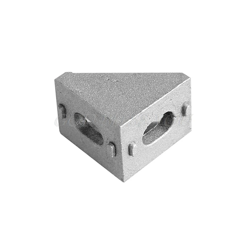 

10Pcs 20x20mm Grey Aluminum L Shape Brace Corner Joint Right Angle Bracket Hot