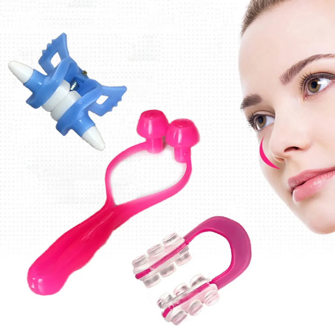 Beauty tools to enhance the nose correction beauty clip facial clipper correction tool correction beauty nose clip two-piece
