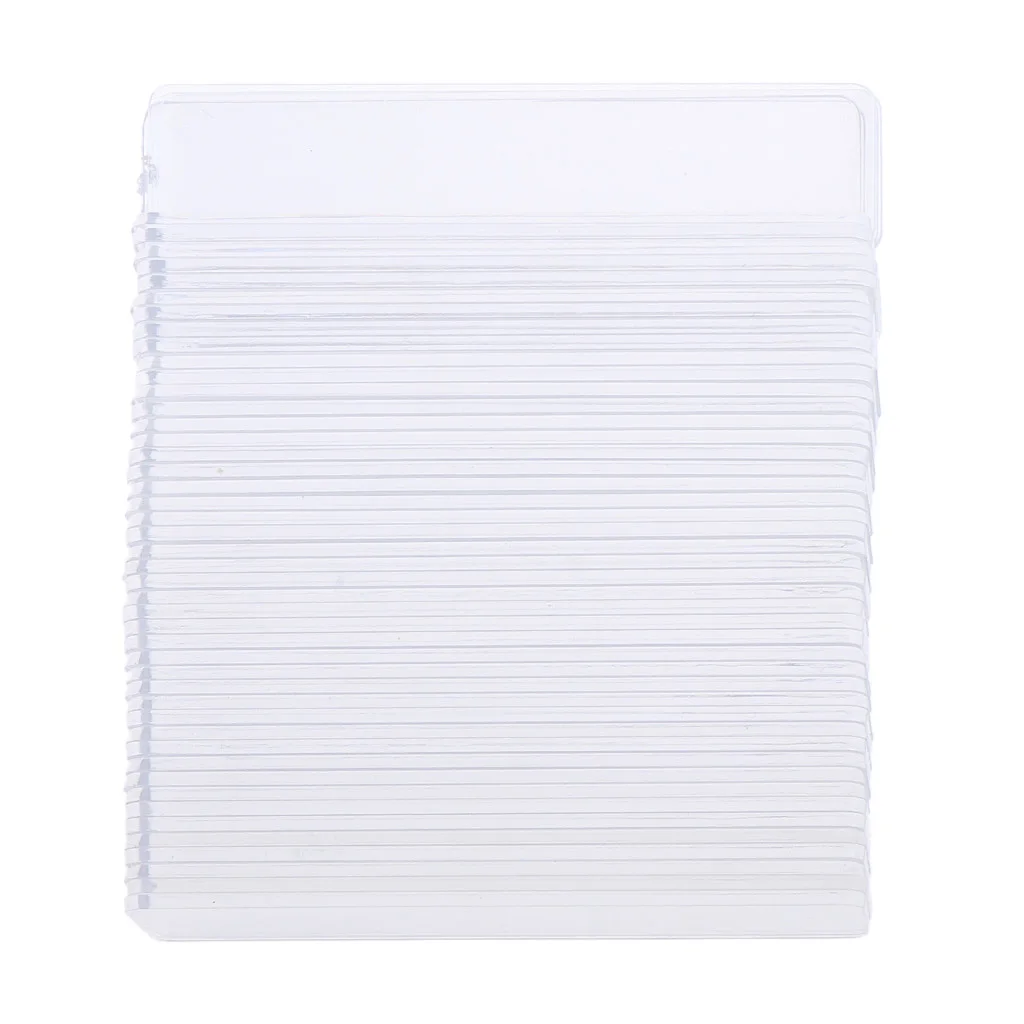 100x Acrylic Nail Art Tips Display Stand Rack False Nail Show Panel Nail Art Desktop Storage Holder Salon Manicure Tool,Clear