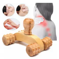 Деревянный автомобильный роликовый рефлекторный массаж рук ног спины тела терапия расслабляющие подарки