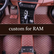 3D Автомобильные водонепроницаемые коврики на заказ для ram 1500 2003-2010s 2500 2011-2018s все модели автомобилей легко чистятся пылезащитные Роскошные коврики