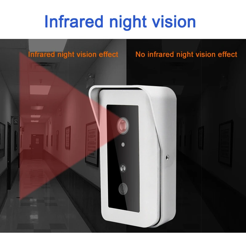 

Wireless IP Video Intercom Smart WI-FI Door Bell Camera Night Vision Two-way Audio Doorbell CR88