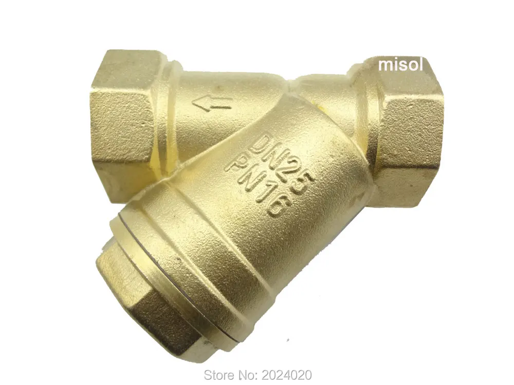 Латунь " DN25 Y Тип фильтр клапана Connector