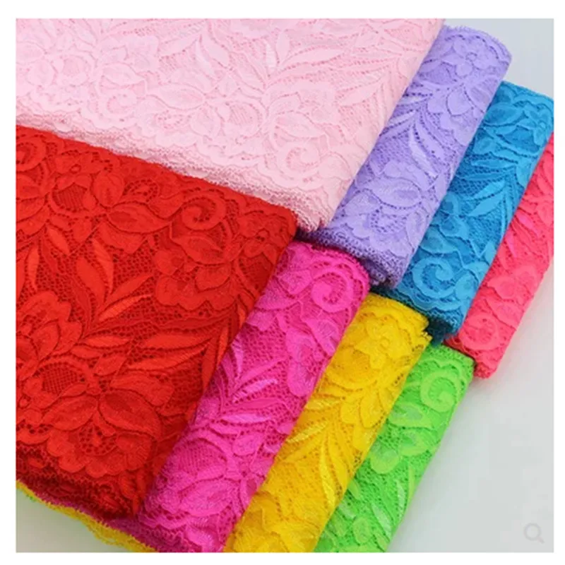 

15cm black color elastic soft lace accessories clothes skirt hem diy decorative cloth fabric