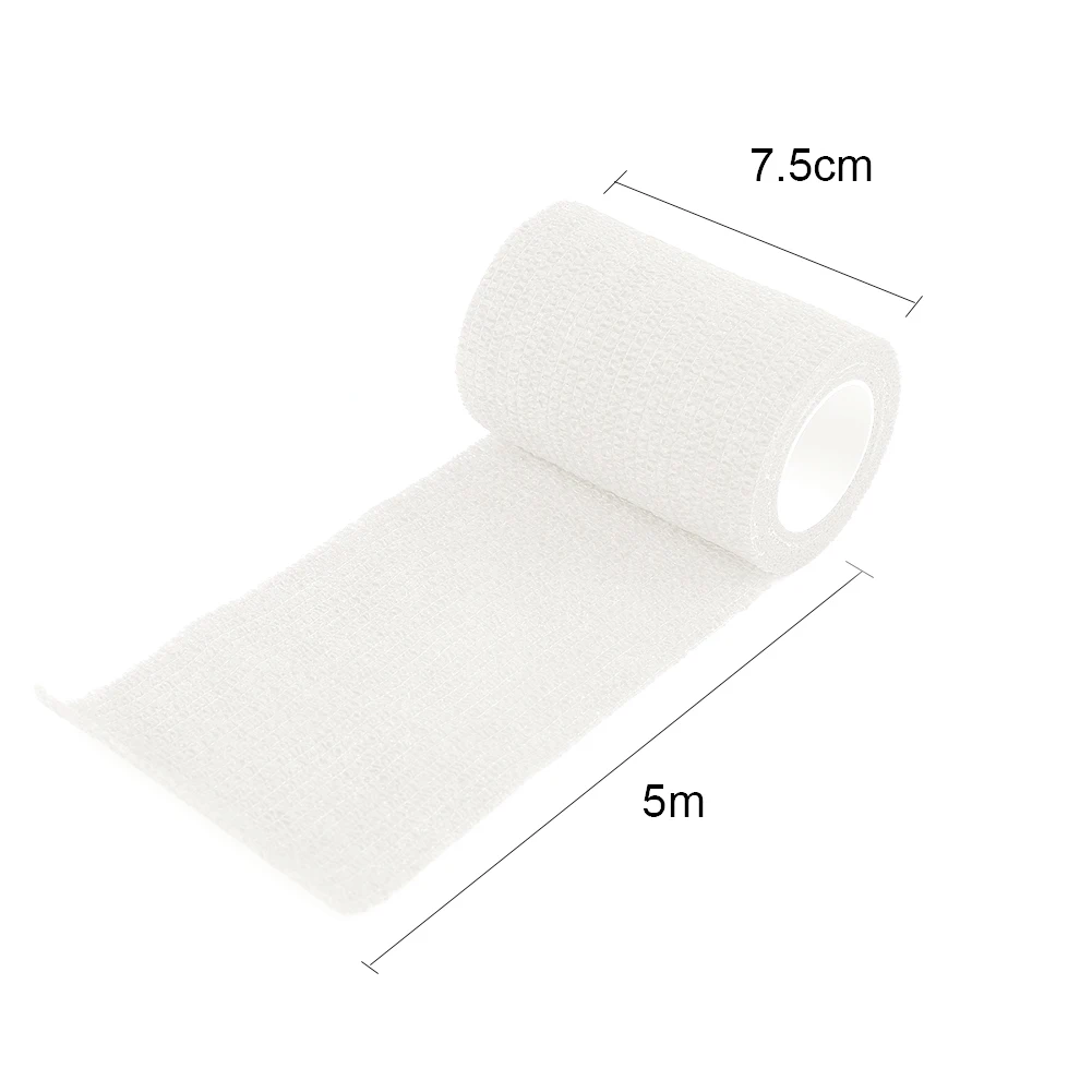 Самоклеящаяся эластичная лента цветная спортивная эластопласт аварийная для