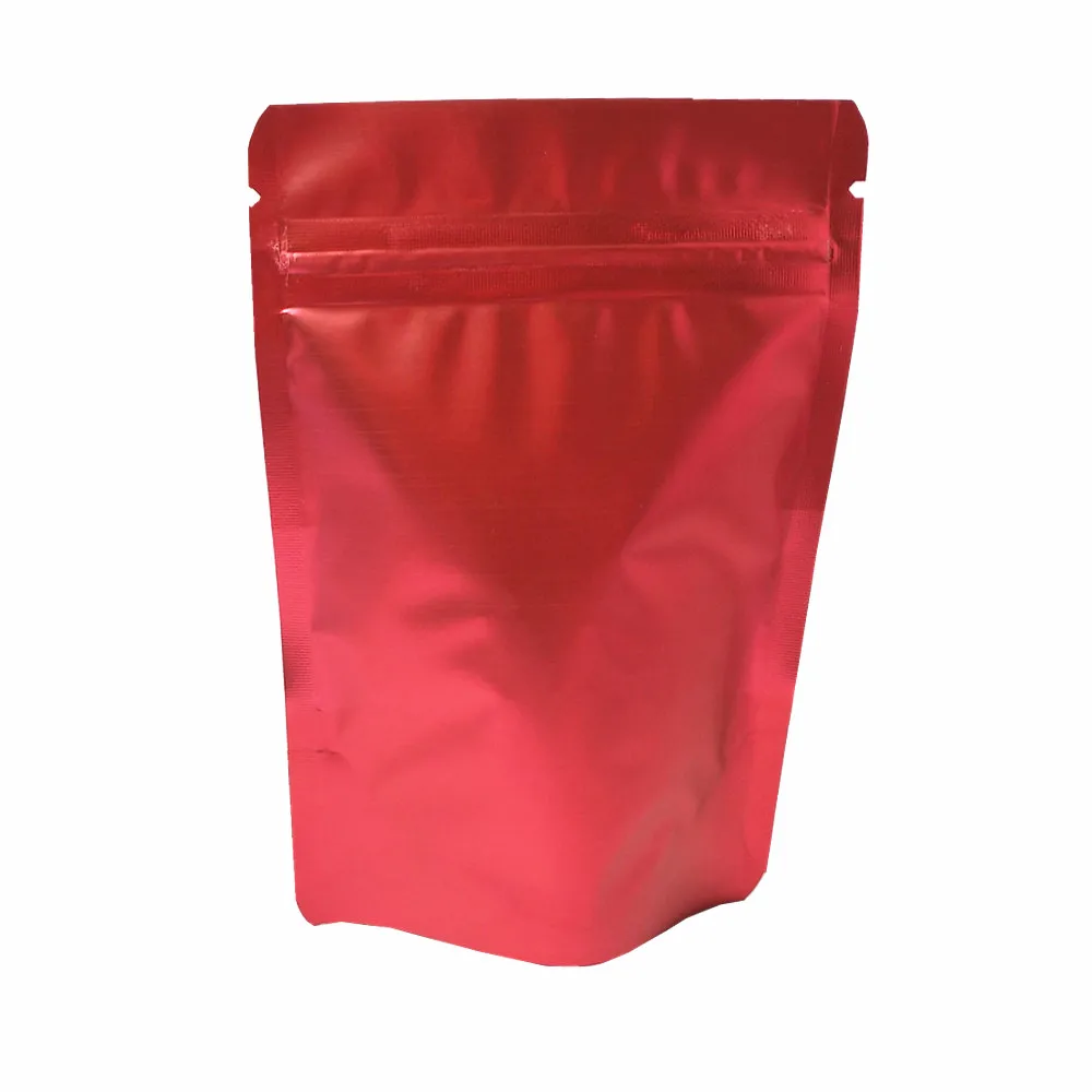 Красочная подставка вверх замка застежка-молнии пакет из майлара Кофе емкость для порошка сумка ясным окном пакеты для ланча Алюминиевая Фольга упаковочная мешок с застежкой-молнией 10x15 см