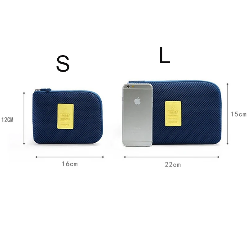 Наушники для путешествий зарядный кабель USB Цифровой Косметический портативный мешок органайзер для устройств сумка для хранения