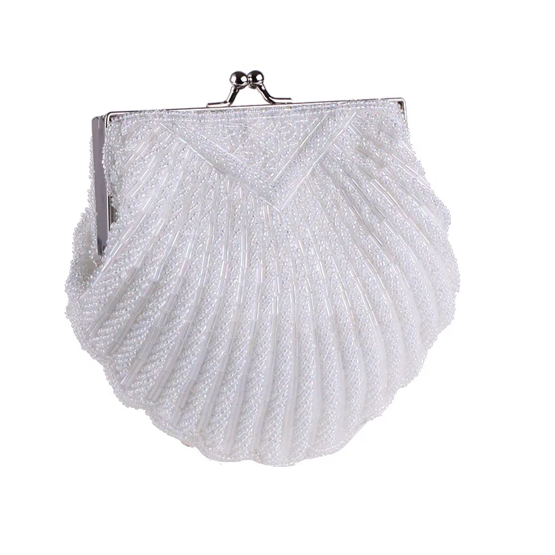 

Beading Evening Women Bag Manual Embroidery Vintage Evening Party Wallet Shell Bolsa Feminina