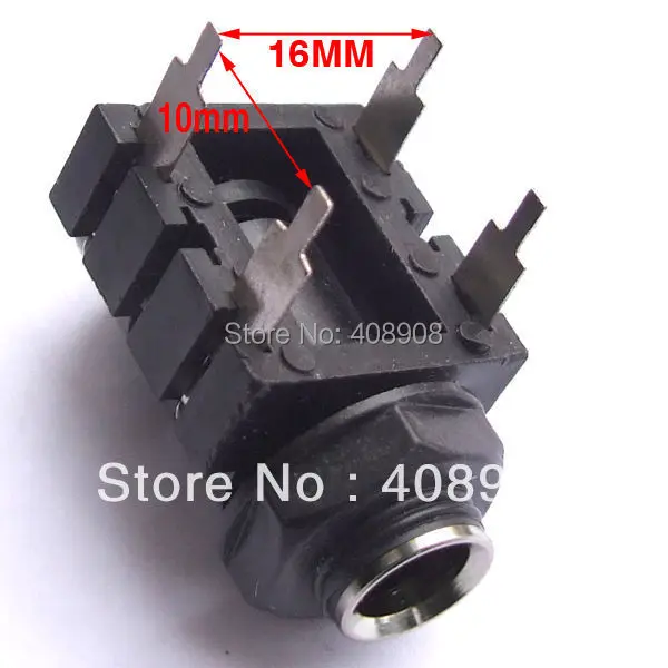 5pcs mono jack 5 pcs stereo jack 6 35MM headphone jack microphone 1 4 panel Amplifiers 1 4 6 35mm Mono Jack Socket Panel DIY