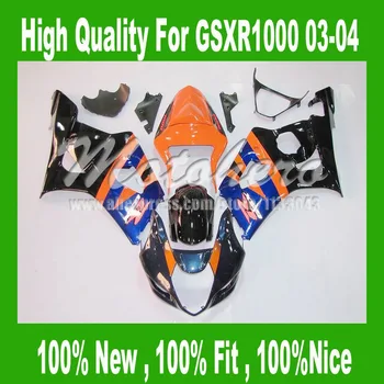 

Hi-quality Fairings For k3 SUZUKI GSXR 1000 K3 03 04 GSX-R1000 03 04 GSXR1000 2003 2004 #33e11 Fairing Kits orange blue black