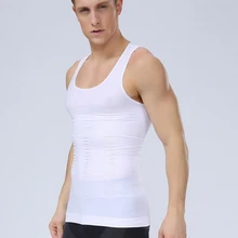Мужской пояс с контролем живота Cincher сжигающий жир футболка жилеты Корректирующее белье Джерси дышащий спортивный жилет