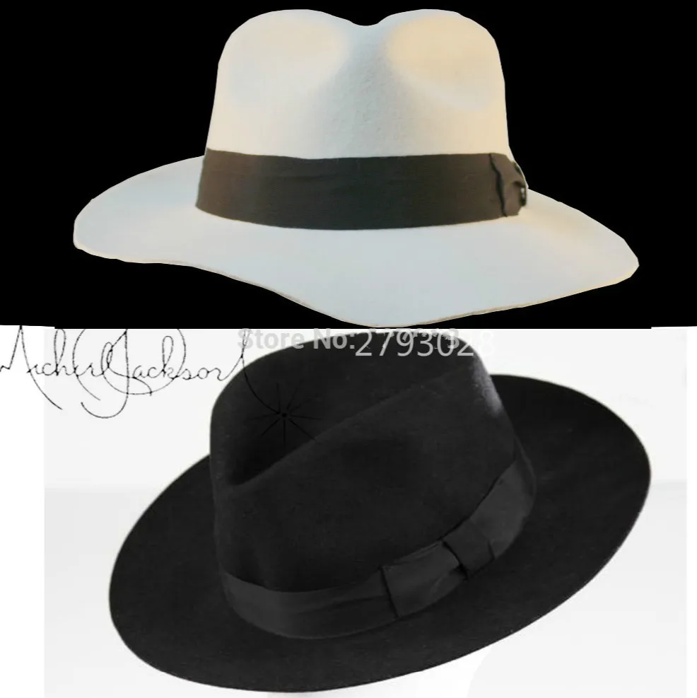 2 шт. мягкая Классическая Федора с именем Майкла Джексона|hat fedora|black hatsmooth criminal |
