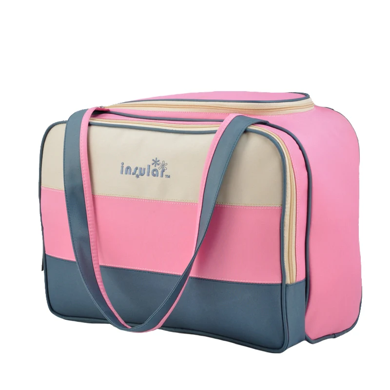 Baby Nappy Durable Maternity Bags Large Multifunctional Mummy Diaper Handbag Waterproof Messenger Baby Care Stroller Bag BB6056 (3)